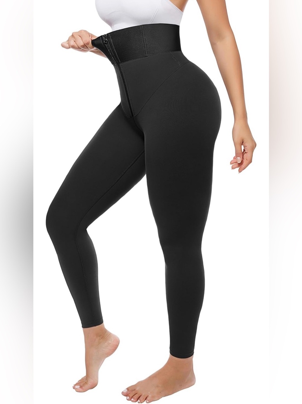 SHAPELLX Tummy Control Leggings for Women High Waisted Shapewear Pants